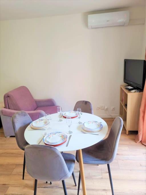 Studio Nice, Avenue Des Fleurs, Climatise Apartman Kültér fotó